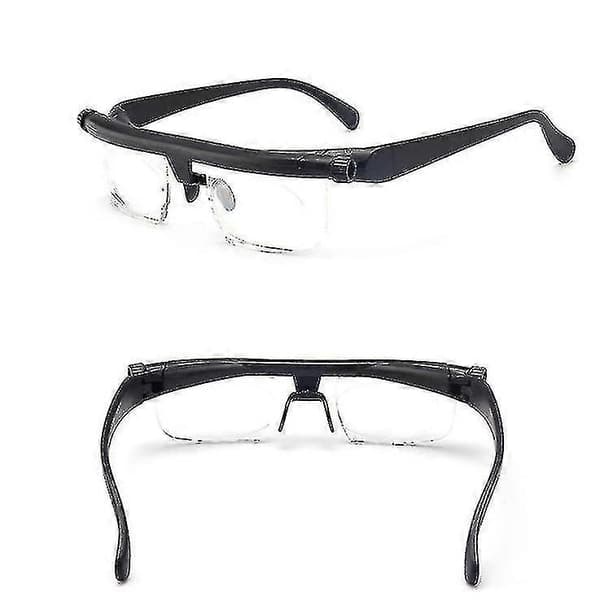 Justerbare briller Dial Vision Variable Focus briller avstandslesing (2 stk)