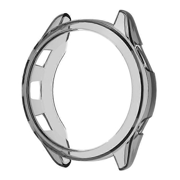 ENKAY HAT PRINCE Kompatibel med Garmin Forerunner 965 TPU Klockfodral Ram Anti-repa Transparent Halvkroppsskydd Black