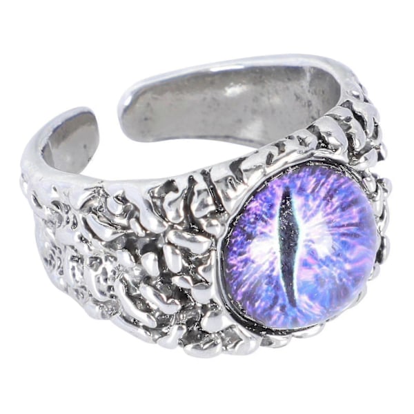 Onda Ögat Unisex Öppen Ring Justerbar Ring Mode Kostym Tillbehör - q38
