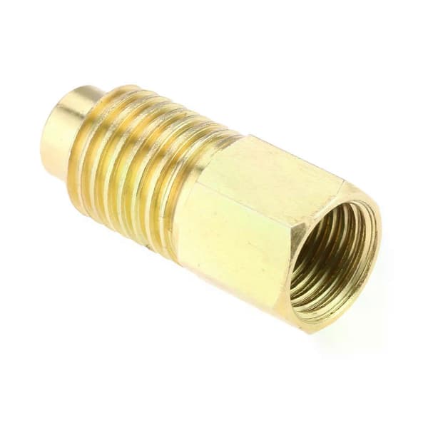 1 stk. Messing R134A Kølemiddeltank Lige Adapter Hurtigkobling til 1/4 SAE Hun X 1/2 Acme Han Kølemiddel Adapter