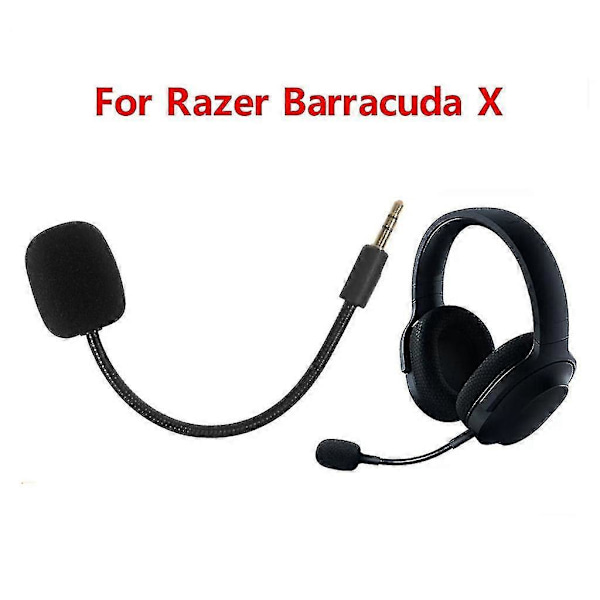 3,5 mm Spelmikrofon för Barracuda X Headset Mikrofon med Svampskumskydd