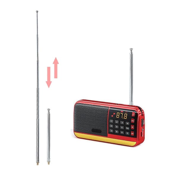 5 Sektioner Antenne Udskiftningsstik Til RC Bil Kabel Forlænger Adapter