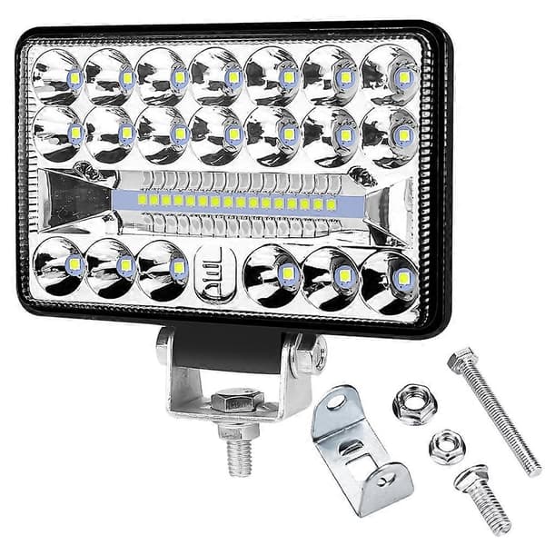 Spotlights for biler 4 tommer arbeidslys svart ekstra belysning 1 stk