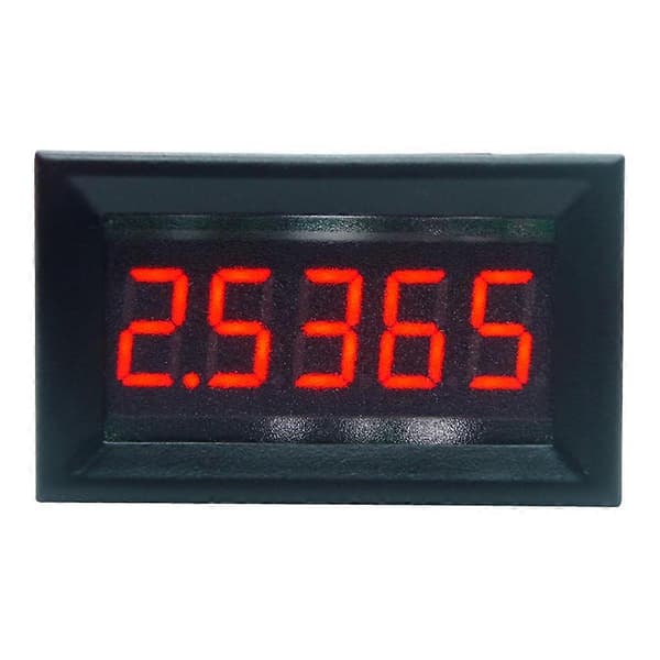 5-siffrig digital amperemeter för DC 0-5.0000mA Strömmätare Testare Röd LED-display P