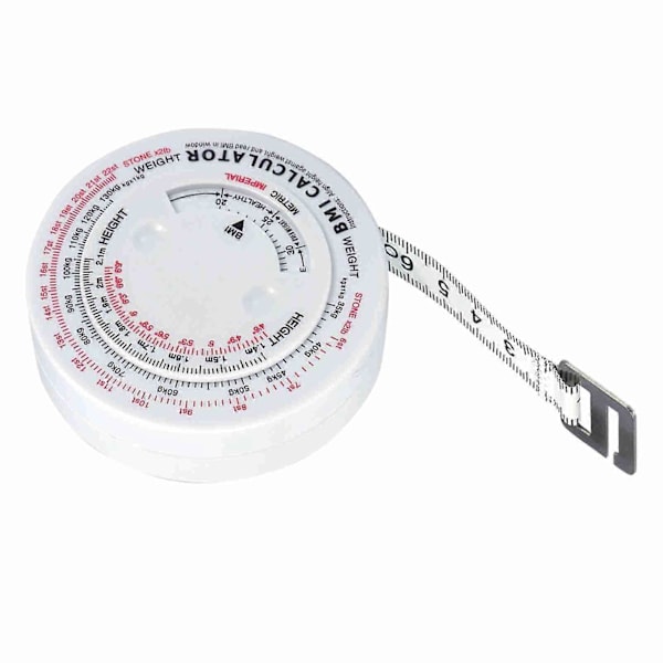 Skönhet Kroppsmasseindex Rund Fettmätning Mät Fitness Mäta Kropp Infällbar Tejp