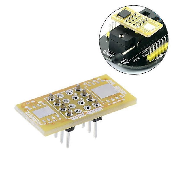 1 stk 2 WSON8 til DIP8 Programmer Adapterkort QFN8/DFN8 til DIP8 & WSON8/MLF8 til DIP8 Sokkel