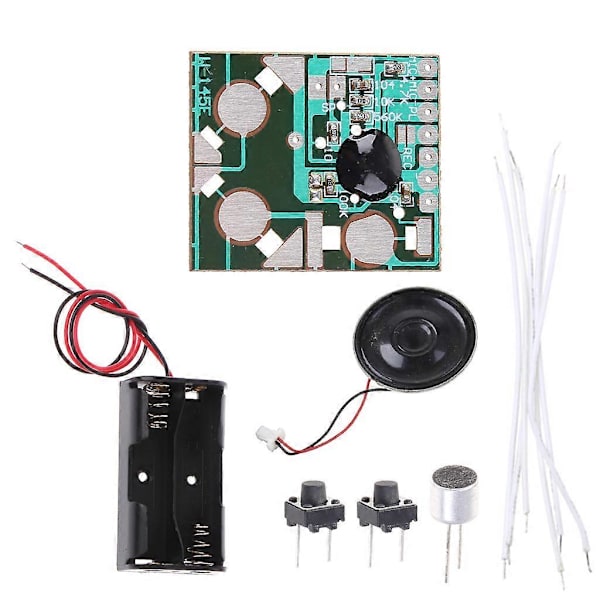 DIY Elektronisk Sæt Stemmeoptagelse IC Modul Mini Digital Chip Optager Musik Ca