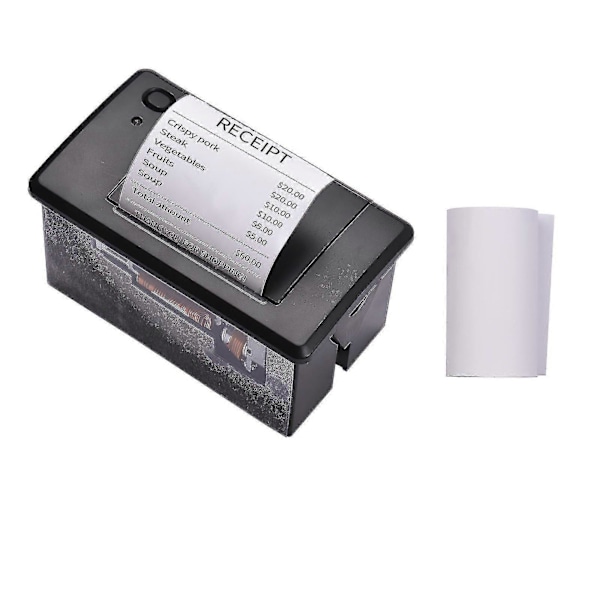 Upotettu lämpökuititulostin 58MM Mini Tulostusmoduuli Hiljainen USB/RS232/TTL Sarjaportilla Tukee ESC/POS Komentoja Vaakakojeille Ca