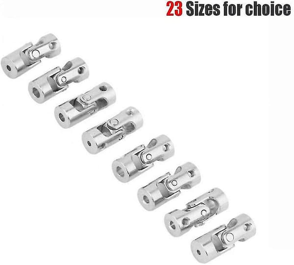 1 stk 2-10mm U-ledd Styreaksel Universalledd For Båt Bil Diy Tilbehør Sølv