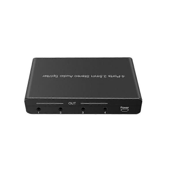 Hodetelefon Audio Splitter Ingen Driver Eller Programvare Kreves Videotilbehør