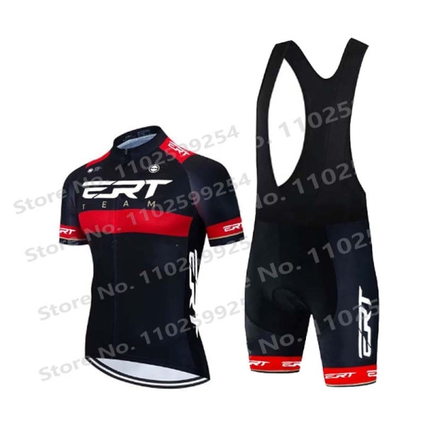 Uusi Set 2023 ERT Miesten Kesä Pyöräilypaita Lyhythihainen MTB Polkupyörä Pyöräily Vaatteet Pyörä Urheiluvaatteet Maillot Ciclismo Dark Grey 4XL
