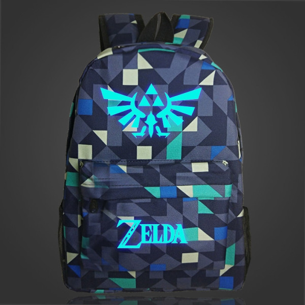 Anime Legend of Zelda Mochila skolväska Luminous studentryggsäck Style 11