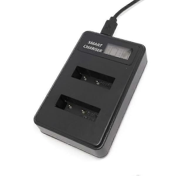 Til Sony NP-BX1 Smart LCD Display USB Dobbeltlader