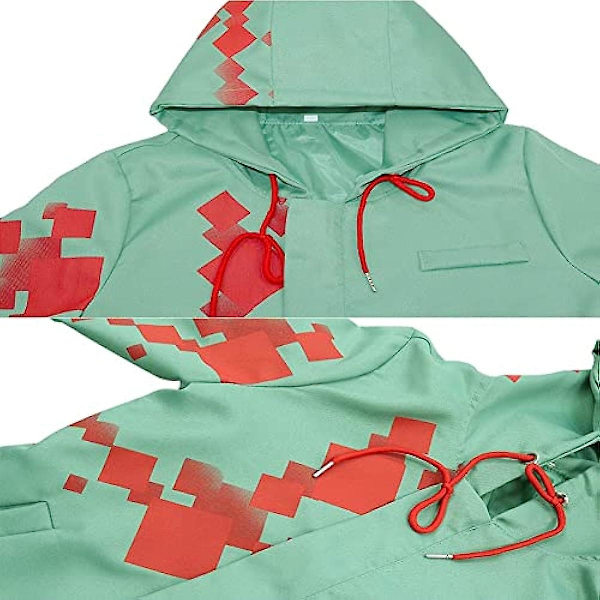 Nagito Komaeda Cosplay-asu, lukiopuku, halloween-asut ja -paita miehille, naisille XXXL