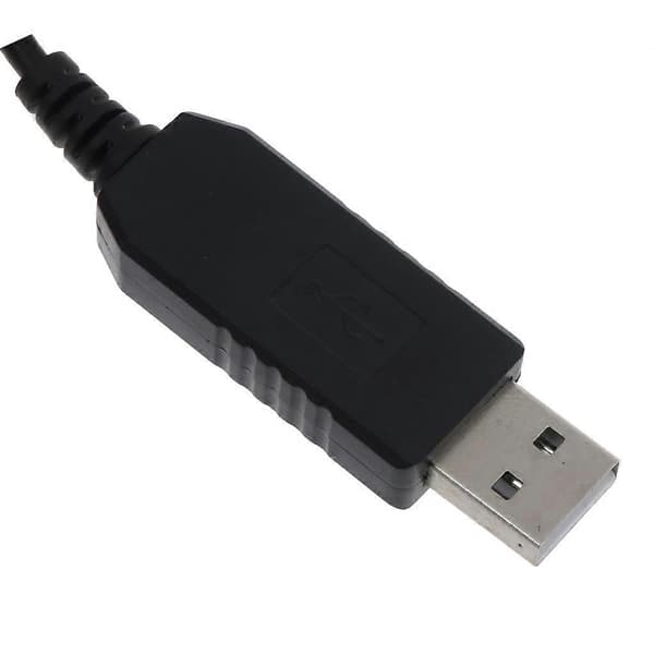 USB til DC 2.1 5.5 Konverterkabel USB 5V til DC 9V Opptrappingsadapterkontakt 1M