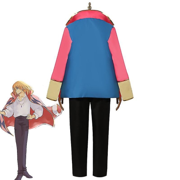 Nopea toimitus anime-elokuva Howl's Moving Castle Howl Cosplay -asu Howl's Moving Castle Howl Cosplay Christmas costume and wig S Cosplay