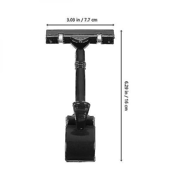 10 stk. Skiltholder Klips Prislapp Klips Vare Skiltholder Butikk Skilt Display Klips PZU