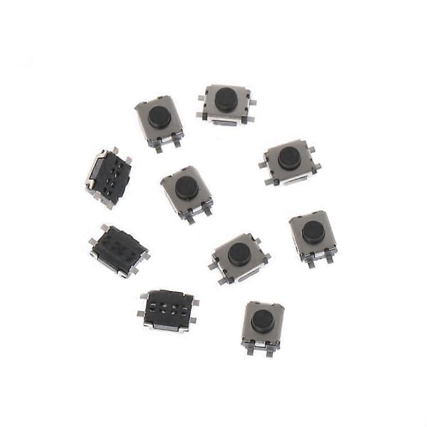 100 stk. 3x4x2mm 4-benet SMD Mikro Momentær Trykknap Tactile Switch