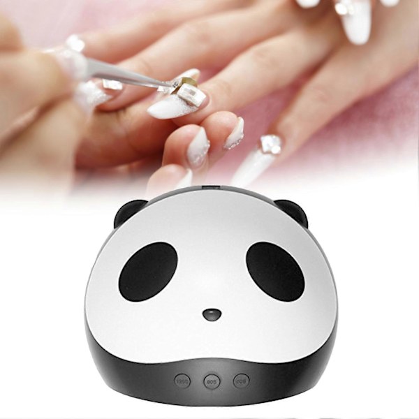 LED Neglelampe Fototerapi 12 stk. Lyschips Timer Automatisk Intelligent Negletørrer til Manicure