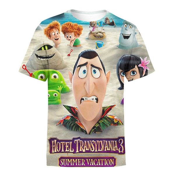 Hotel Transylvania Kids Boys Lyhythihainen T-paita Summer Casual T-paidat style 2 5-6 Years