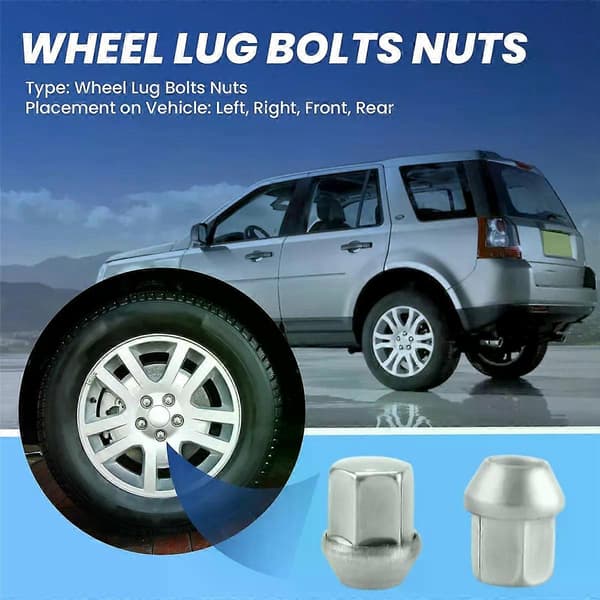 5 stk. hjulmøtrik bolt stud passer til LR001381 til FREELANDER 2 / RANGE ROVER