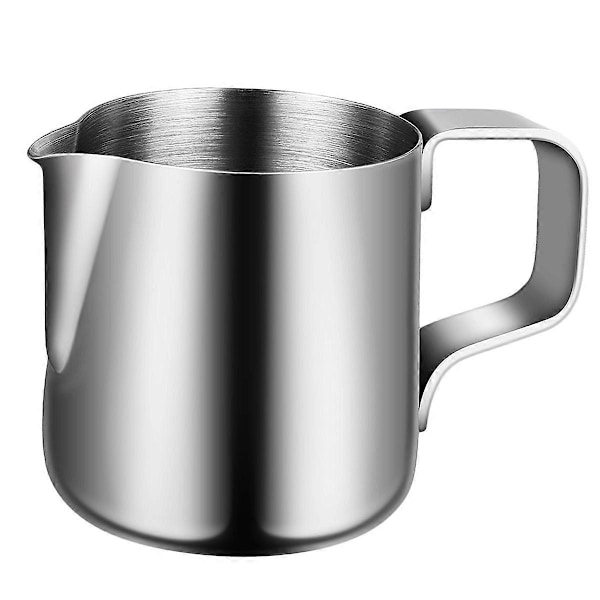 1st Rostfri Latte Art Kopp Mjölkkanna Rostfri Förvaringskopp Hem Kök Kaffebehållare (100ml Silver)