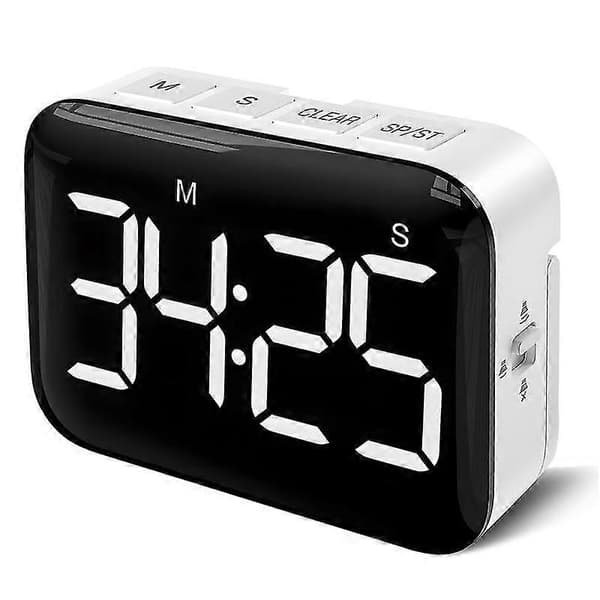 Digital Kökstimer - Magnetisk Nedräkning Uppräkningstimer Med LED-Display Hög Volym För Matlagning