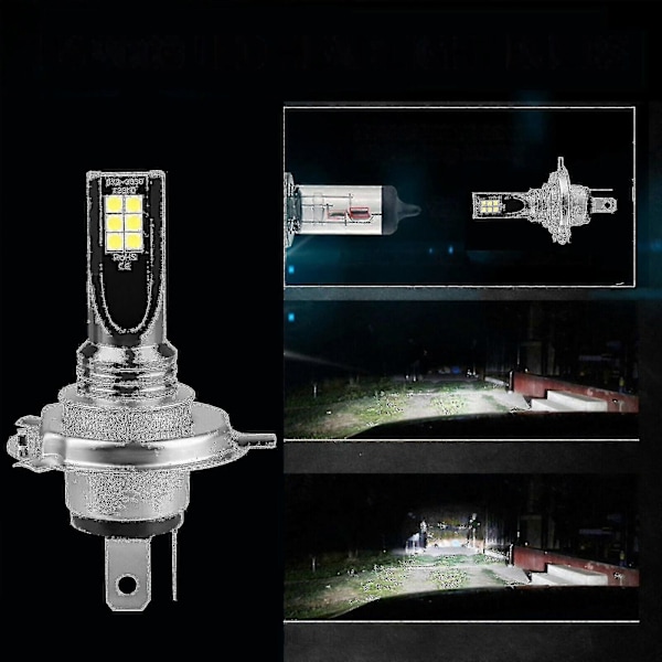 H4 LED-ajovalopolttimot