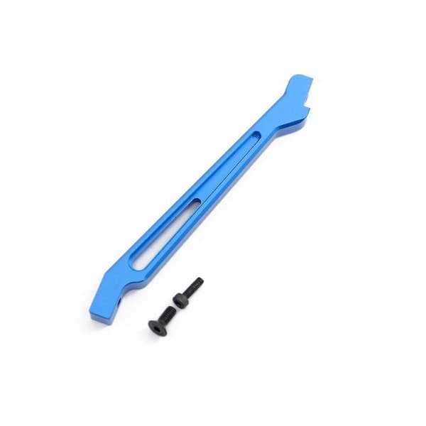 Til 1/8 Arrma Senton Kraton Aluminium Legering Front Styretøjs Trykplade Støtte, rød