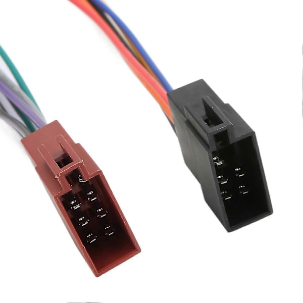 ISO Radio Ledningsnet Stik Adapter Han til Hun 16 Pin ISO Hun Radio Receiver Kabel