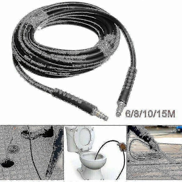 Til Karcher K2 K3 K4 K5 K6 K7 (6m) Højtryksrensere Vandrensning Højtryks Udskiftningsslange Rensesæt 6m/8m/10m/15m