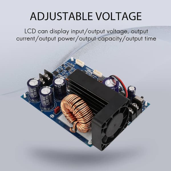 Wz5020l DC DC Konverter CC CV Step-down Strømmodul 50V 20A 1000W Justerbar Spændingsreguleret Strøm