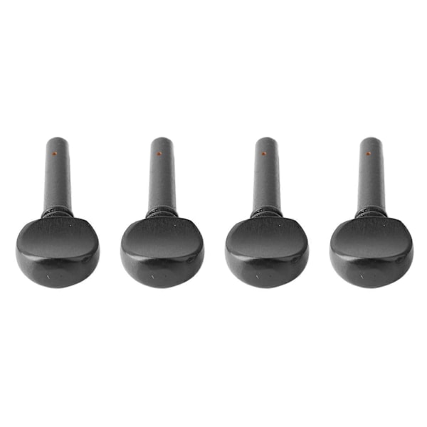4 stk. fiolinstemmeskruer, portable, fint utseende, tre, fiolinstemmeskrue erstatning, svart M00590
