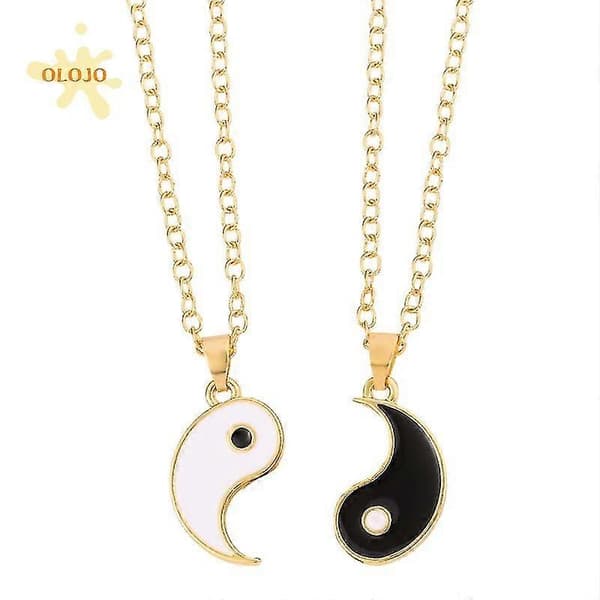 Taichi Hängsmycke Halsband Yin Yang Par Matchande Legering Mode Smycken