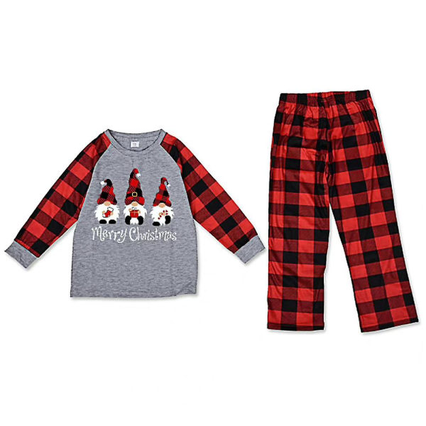 Hyvää printed set pyjamat Jouluiset kotivaatteet Kid 9-12 Months