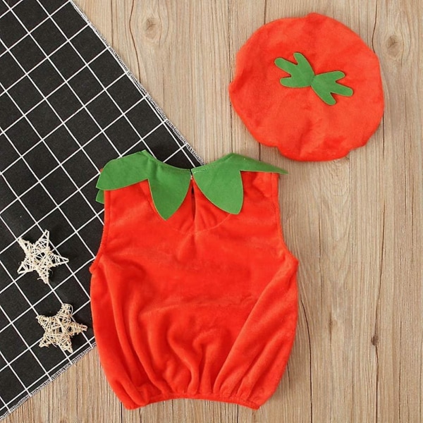 Lasten Halloween-asu Kurpitsa Fancy Mekko Cosplay Juhlasu Vaatteet Hattu Baby Tytöille 6 9 Months