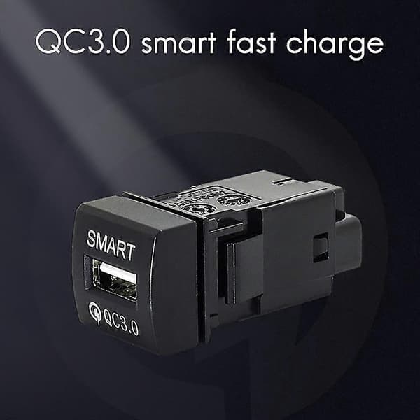 Bil USB-lader Qc3.0 Billader USB-port For 2019 Y