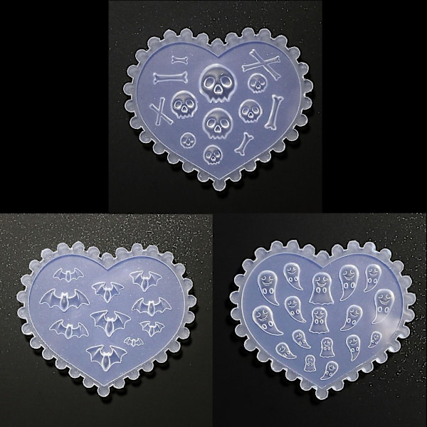 3D Silikoneforme Negle Kunst Udskæringsform Til DIY Neglekunst Dekorationer Forsyninger