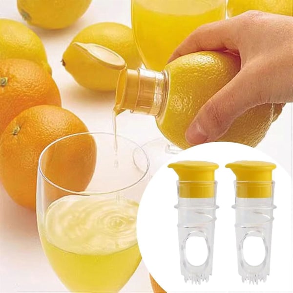 Mini Citronpresser, Citronpresser med Skruelåg, Manuel Citronpresser i Plastik, Limepresser, Pres Lime til Cocktails, Drinks