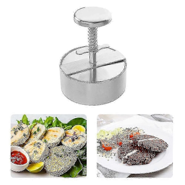 Homemiyn Burgerpress, Premium Hamburgerpress i Rostfritt Stål, Justerbar Hamburgerpattytillverkare