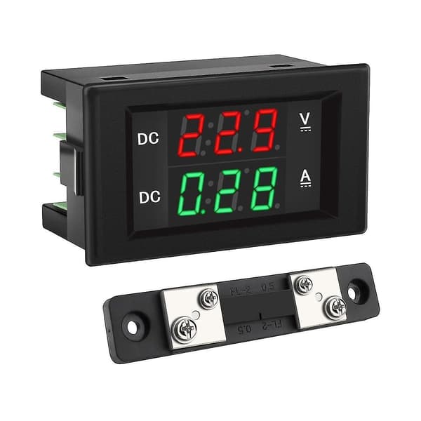 100V Digital Display AC Dubbel Display Spänning Amperemeter LED Digital Voltmeter Digital Display Amperemeter Huvud Hög Precision