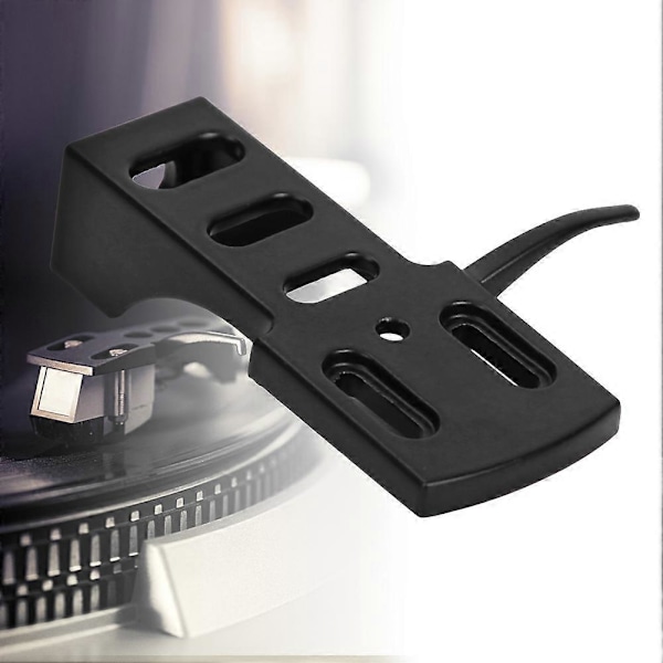 Skivspelare Phonograph Phono Pickup Headshell Skivspelartillbehör i Aluminiumlegering (Svart)