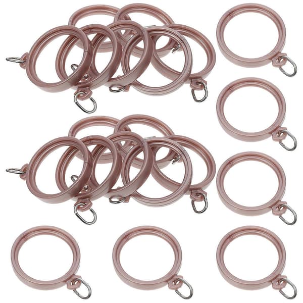Draperistång Ringar Gardinfästen Duschdraperier Plast 8x5,5cm Hängande 20-pack