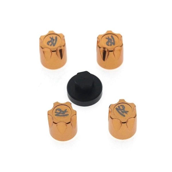 4 stk Metallmutter Hjulfelghette for 1/10 RC Crawler Bil Trx4 Trx6 D90 D110 Axial Scx10 Oppgradering Par