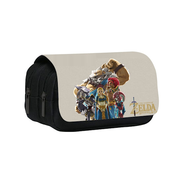 The Legend of Zelda Stationary Pen Oppbevaringsveske Pen Blyant Bag Multi Layer Stor kapasitet oppbevaringsveske Enkel rutete pennaler style 12