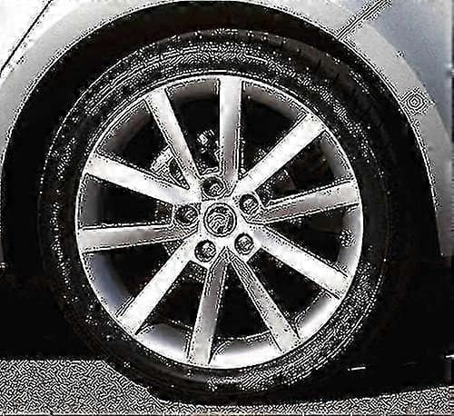 Sæt med 4 sorte hjulkapsler til Skoda 56 mm til Fabia, Octavia, Superb, Yeti
