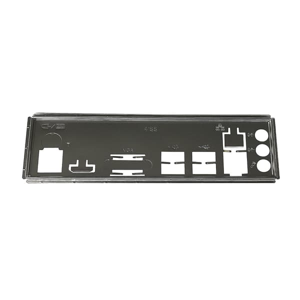 2x I/o Shield Bakplåt För B250c B75 12usb B75 8usb Mining Moderkort Io Baffel Chassi Fäste