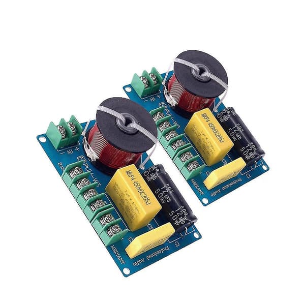 2 stk. 200W 3-vejs Audio HiFi Filter Kredsløbskort Stereo Højttaler Crossover Filter Diskant/bas 3 Enhed