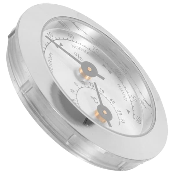 Fuktmätinstrument Violinhygrometer Mätning För Musikinstrument Silver Rektangulär 1st