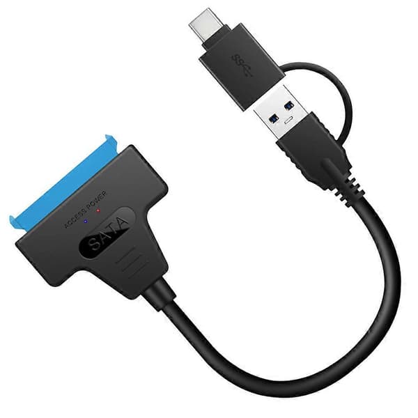 Datakabelkontakt Usb Till Usb Adapter Plug-And-Play Hårddiskkabel 40.00X4.50X1.00CM 1St